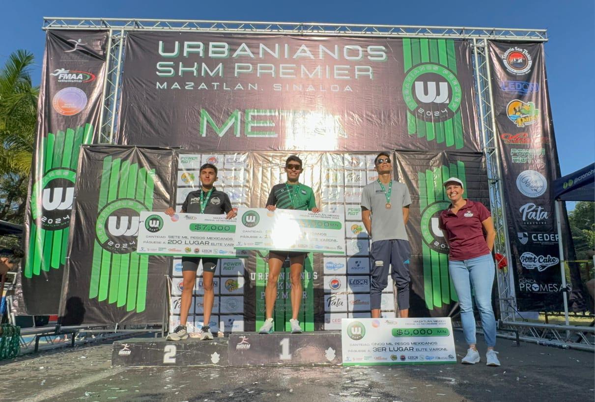 $!Conquistan Aragetze Nava y Diego García la 5KM Premier Mazatlán