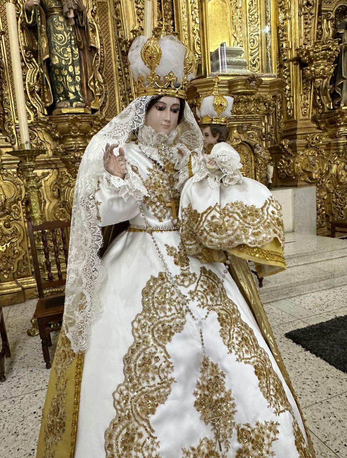 $!Nuestra Señora del Rosario tiene vestido nuevo e inicia su novenario