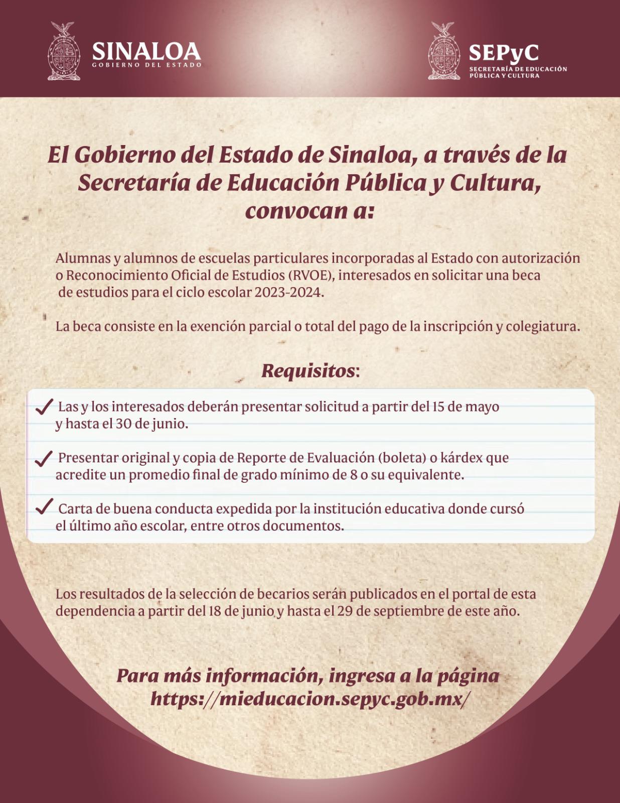 $!Por primera vez, estudiantes de escuelas privadas recibirán becas de Gobierno