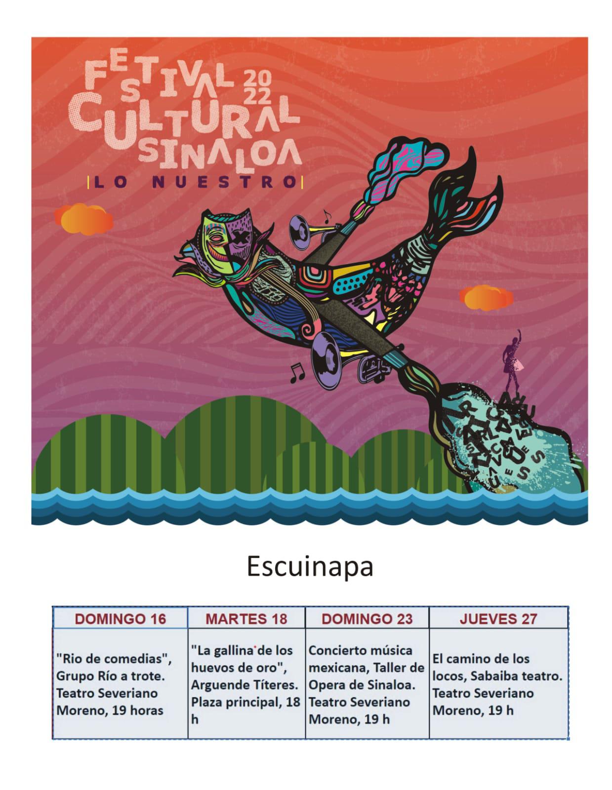 $!Llega con teatro y música el Festival Cultural Sinaloa a Escuinapa