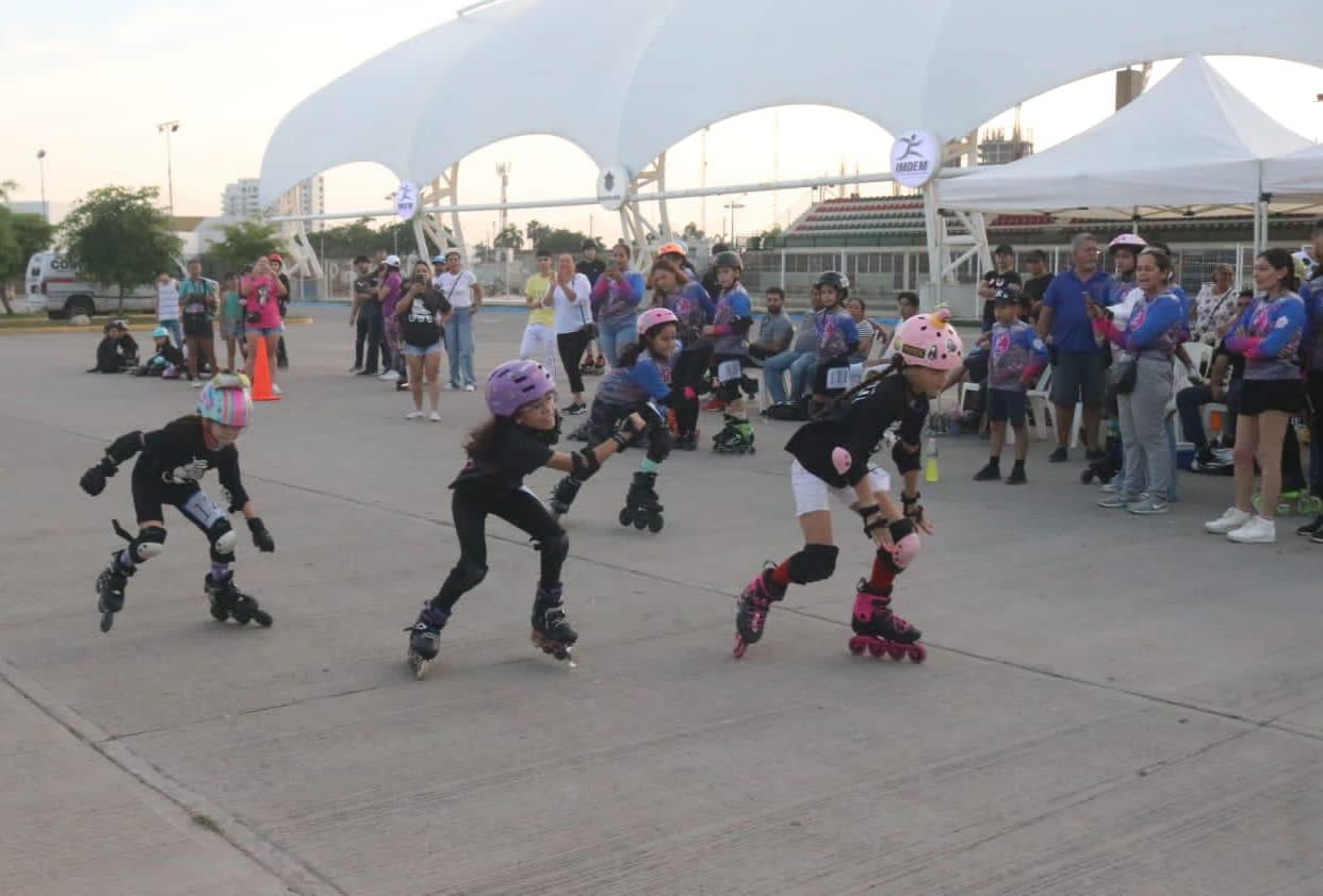 $!Rompen el viento, en el Circuito de Patinaje Imdem