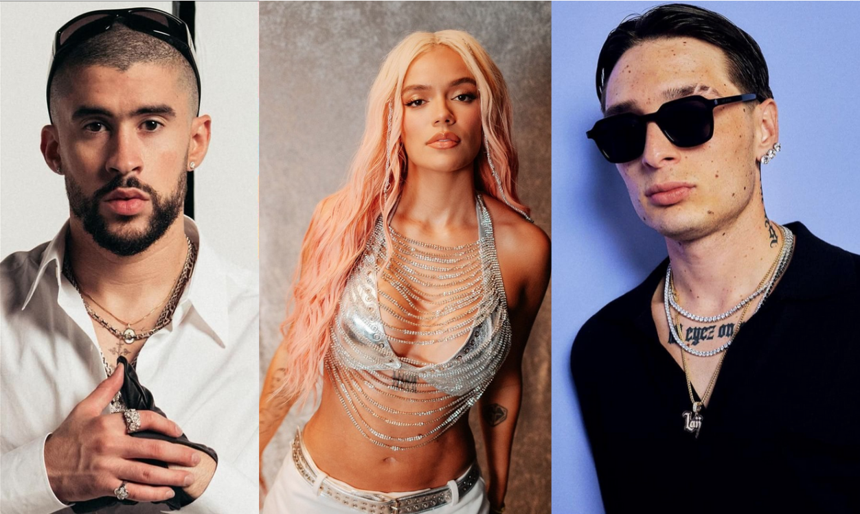 $!Bad Bunny, Karol G y Peso Pluma, los máximos ganadores de la noche.