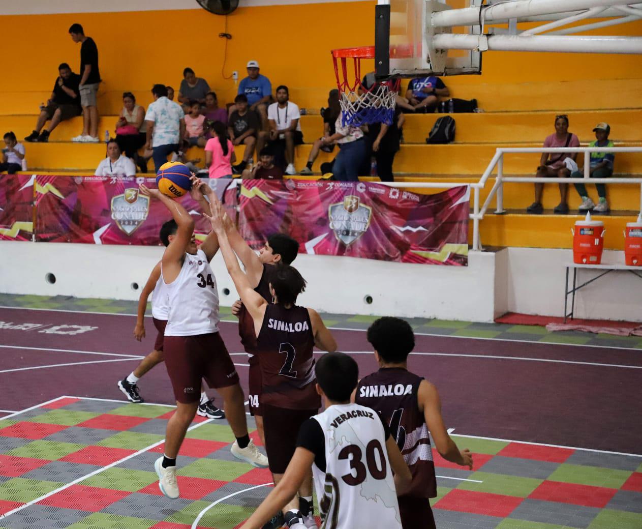 $!Sinaloa se mantiene en la pelea en el Basquetbol 3X3 de los Nacionales 2024