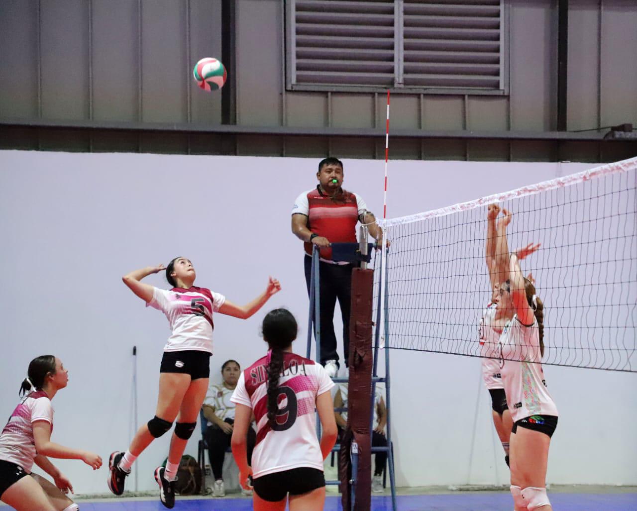 $!Sinaloa buscará el bronce en las tres categorías del voleibol de sala de Nacionales Conade