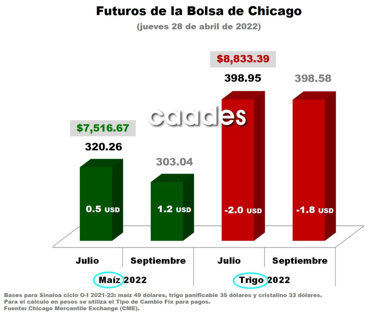 Tonelada de maíz rompe barrera de los 7 mil 500 por primera vez