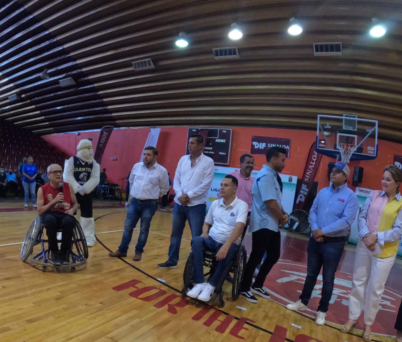 $!Inauguran en Culiacán Primer Torneo de Basquetbol en Silla de Ruedas