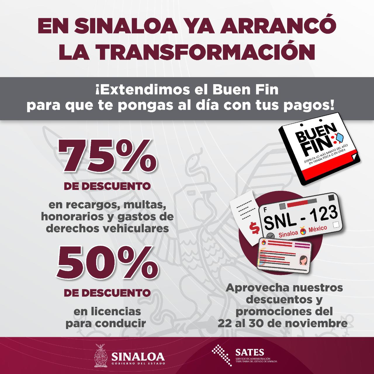 $!Extenderán al 30 de noviembre descuentos en pago de impuestos, recargos y trámites vehiculares