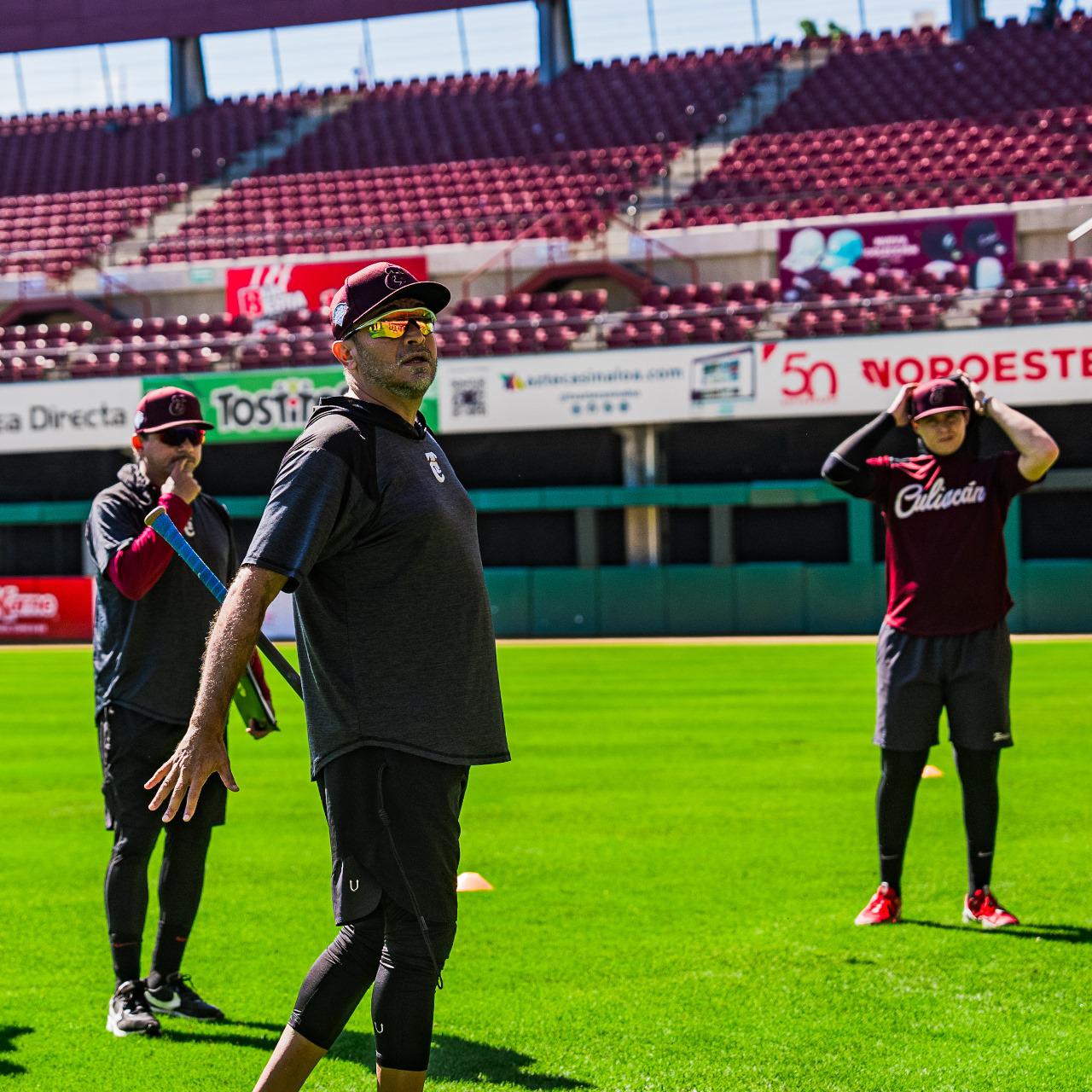 $!Íchiro Cano y Fernando Olguín tienen su primer día de pretemporada con Tomateros