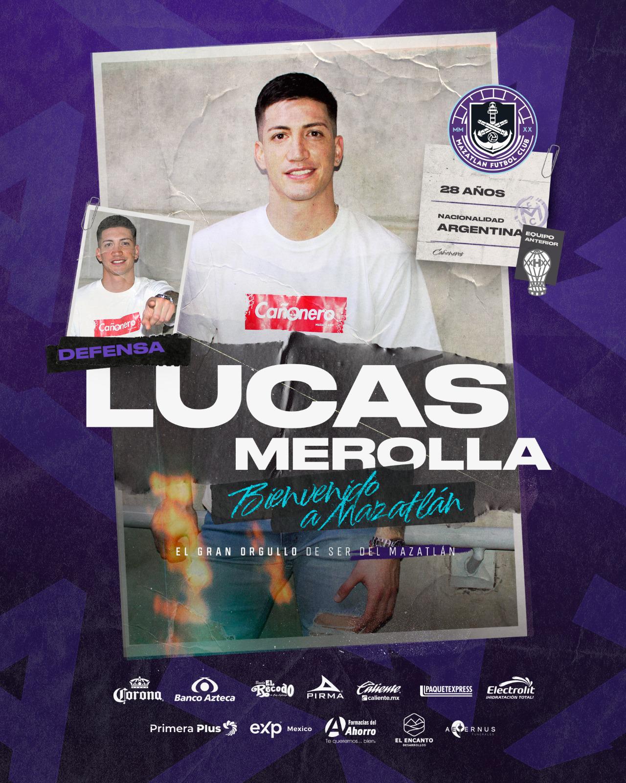 $!Mazatlán FC anuncia el fichaje del argentino Lucas Merolla