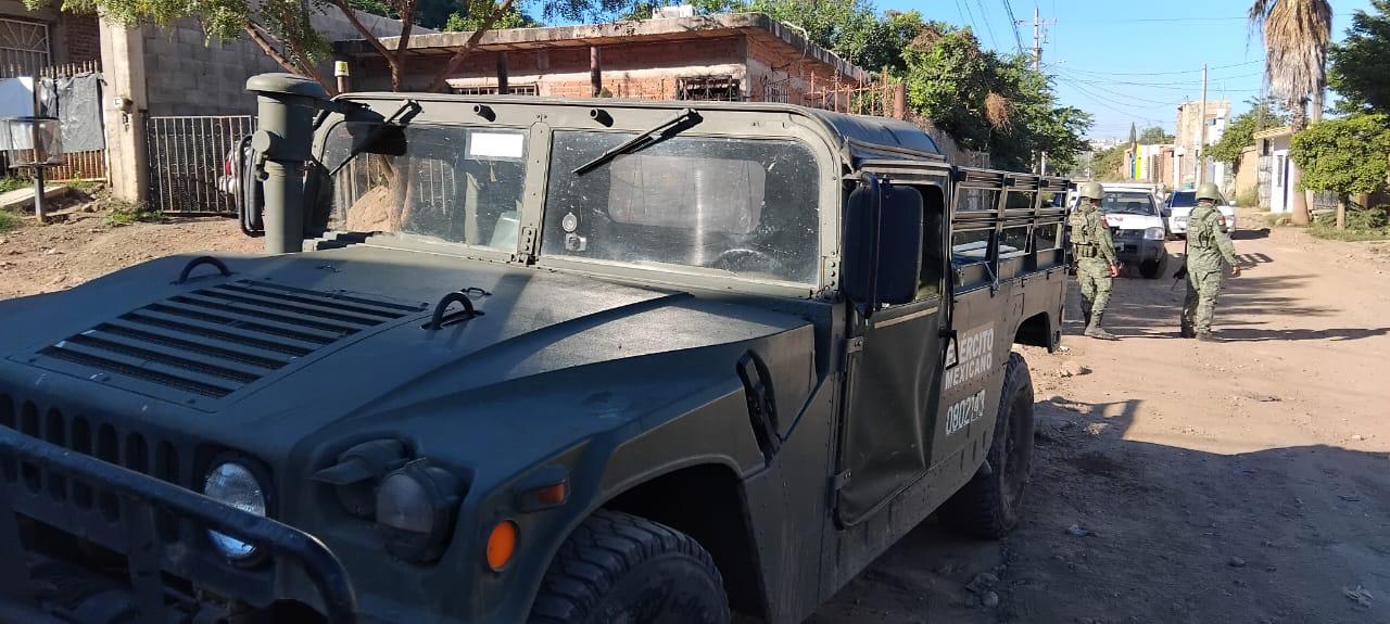 $!Reporten enfrentamiento de civiles y militares en el poblado La 12, en la zona rural oriente de Culiacán