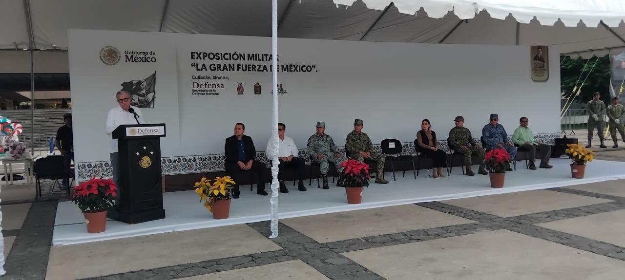 $!Tras un mes de promover al ejército, clausuran exposición La Gran Fuerza de México en Culiacán