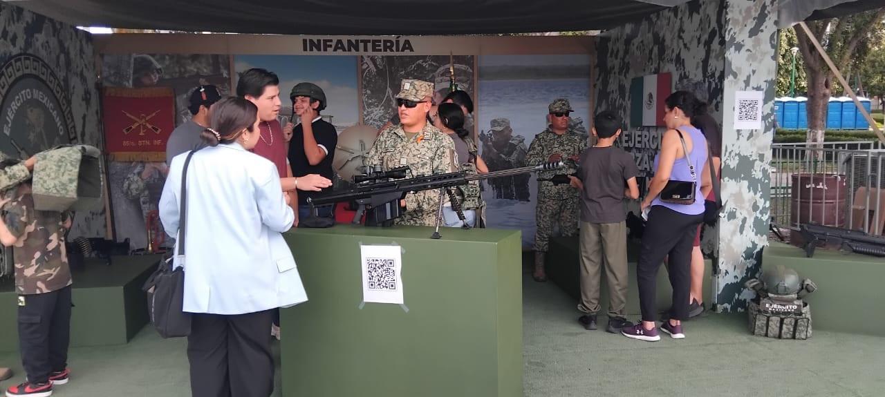 $!Tras un mes de promover al ejército, clausuran exposición La Gran Fuerza de México en Culiacán