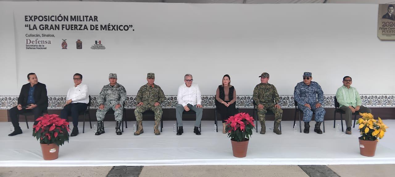 $!Tras un mes de promover al ejército, clausuran exposición La Gran Fuerza de México en Culiacán