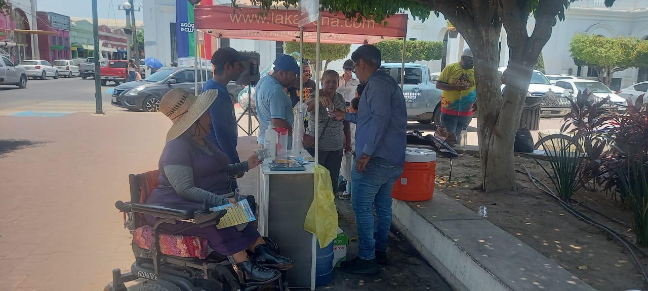 $!Instala Salud punto de hidratación en Escuinapa