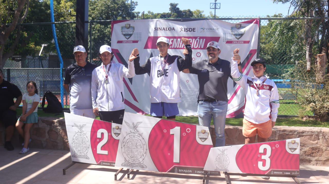 $!Concreta la selección de tenis de Mazatlán ocho medallas en Culiacán