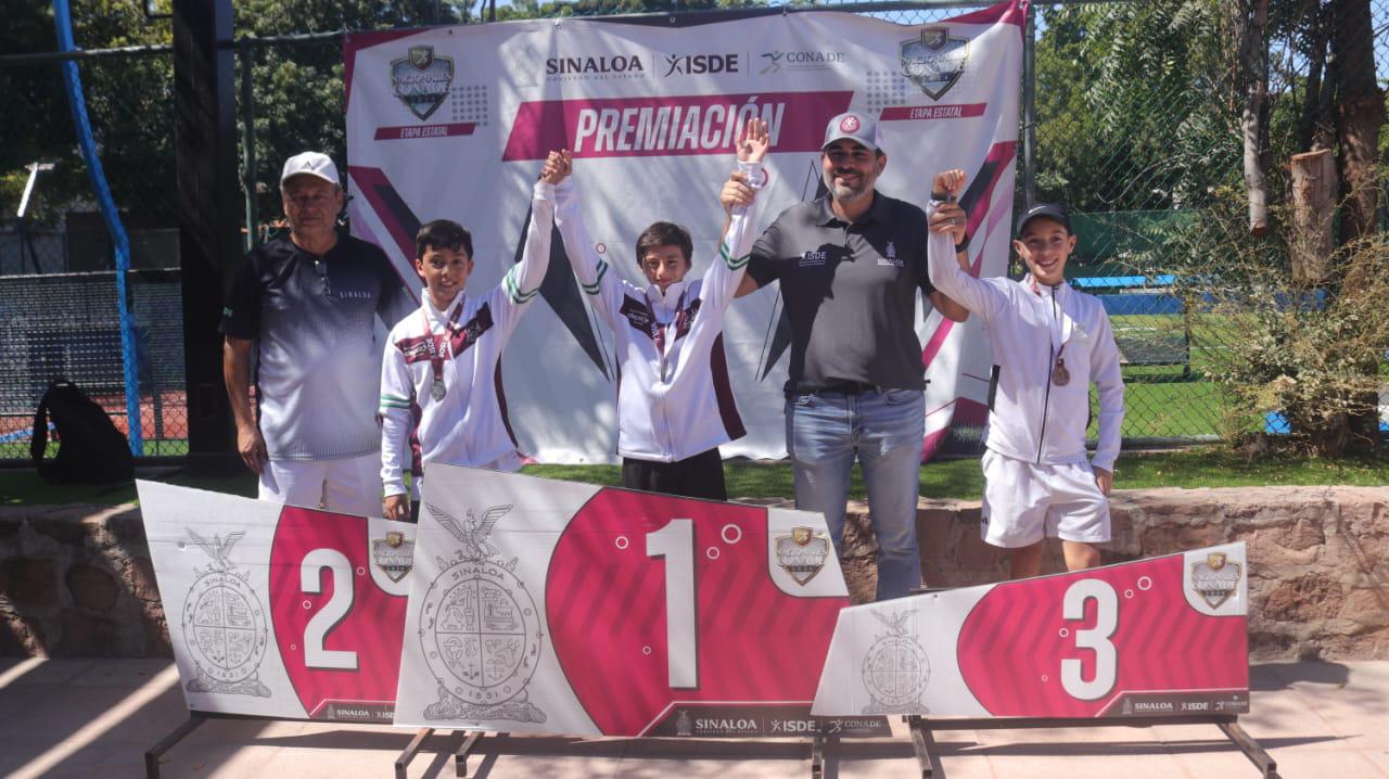 $!Concreta la selección de tenis de Mazatlán ocho medallas en Culiacán