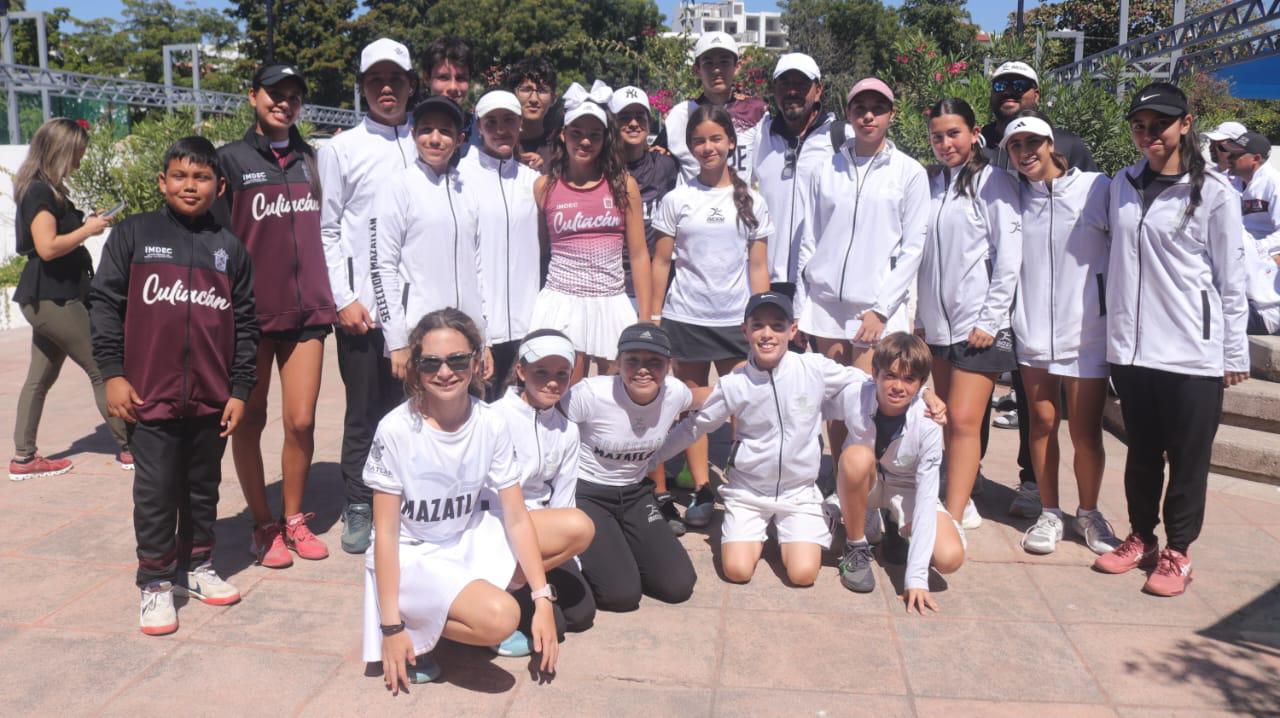 $!Concreta la selección de tenis de Mazatlán ocho medallas en Culiacán