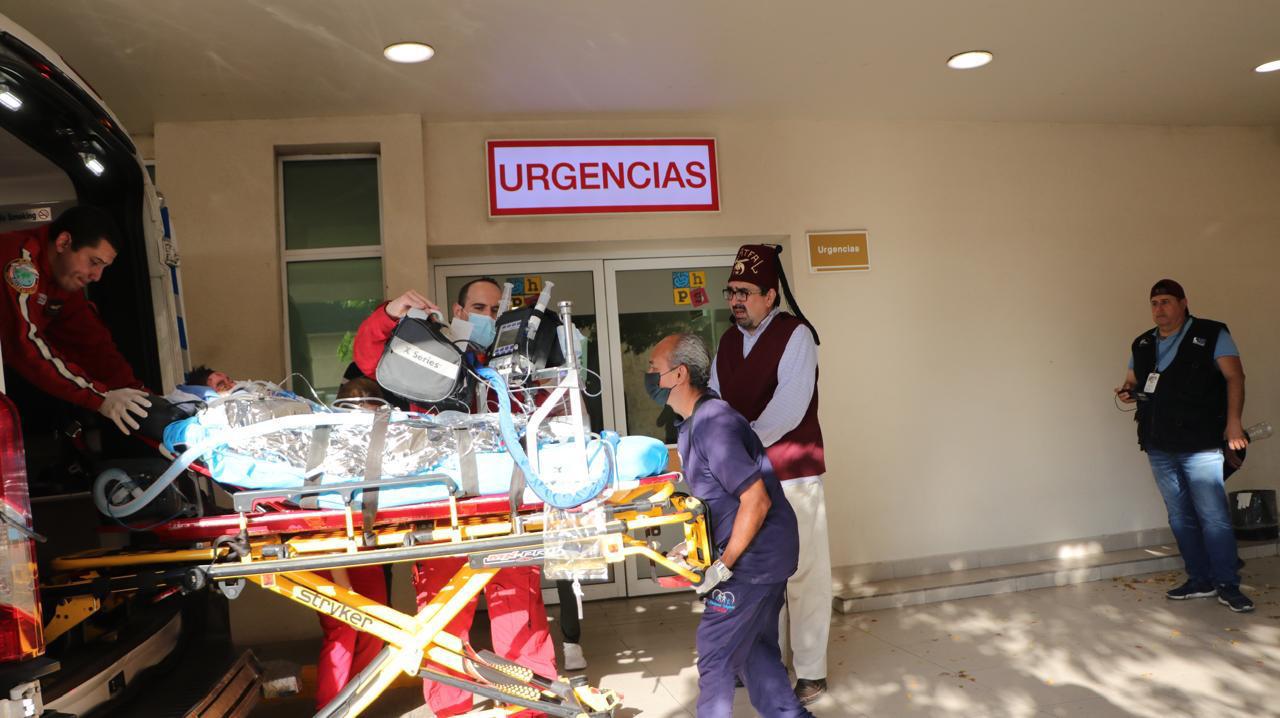 $!Trasladan a menor que sufrió quemaduras al Hospital para niños Shriners, de Sacramento, California