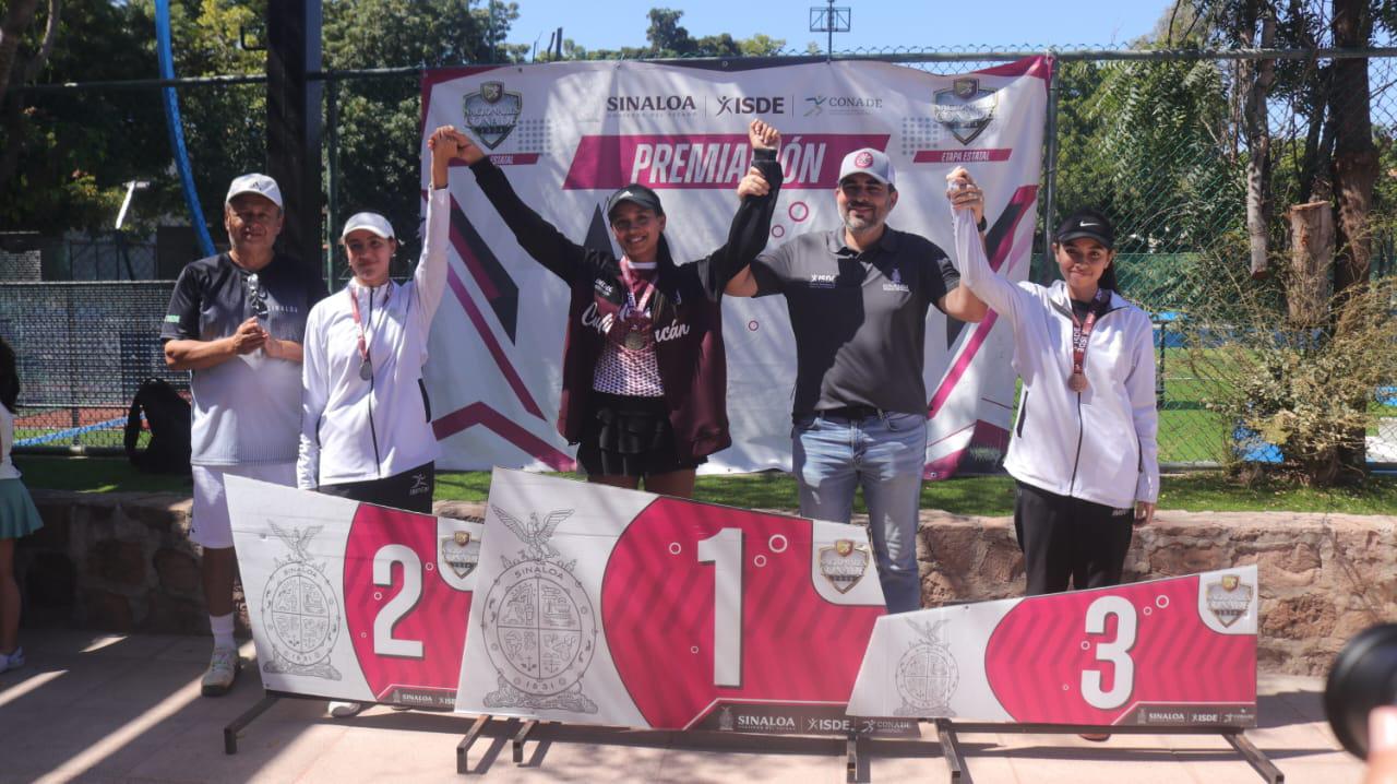 $!Concreta la selección de tenis de Mazatlán ocho medallas en Culiacán