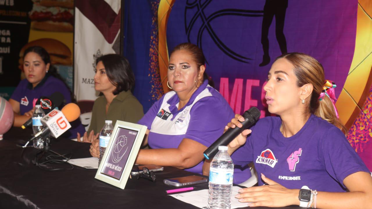 $!Presentan Liga Mayor Femenil de Basquetbol de Sinaloa en Mazatlán