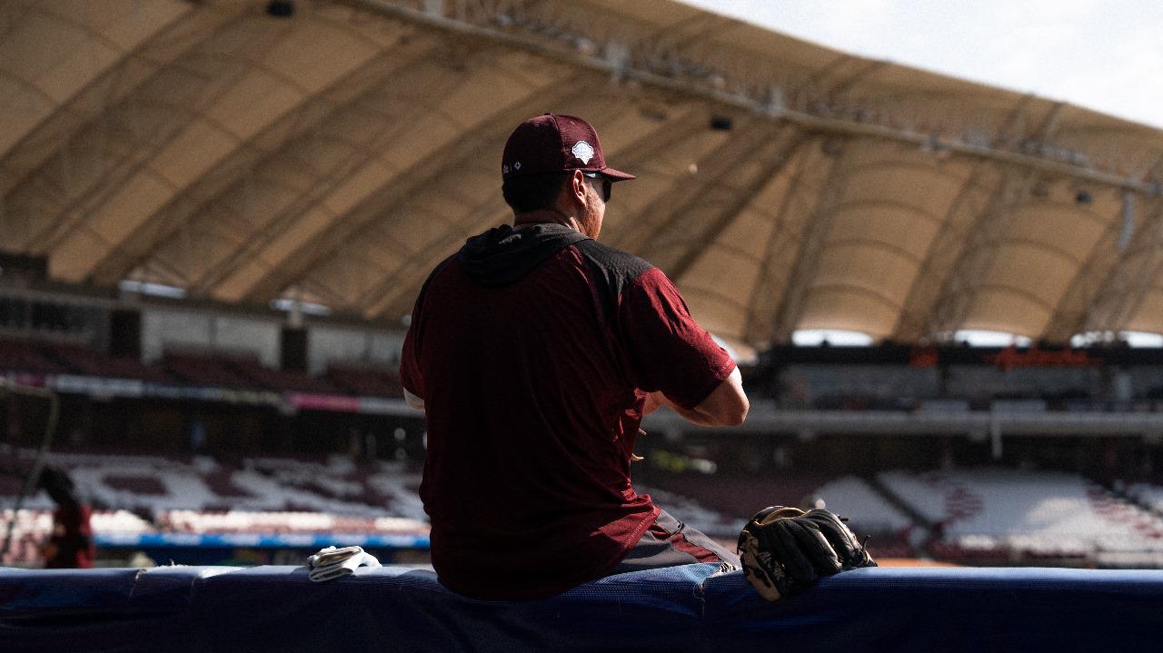 $!Aprietan el paso los pítchers guindas en el tercer día de pretemporada