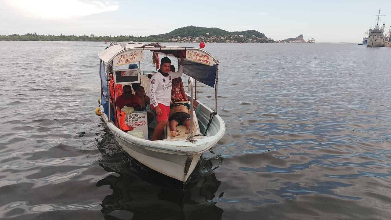 $!Dos turistas son lesionados por embarcación en playa de la Isla de la Piedra