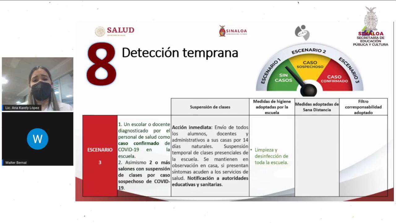 $!SEPyC alista protocolos sanitarios para el regreso a las aulas en Sinaloa