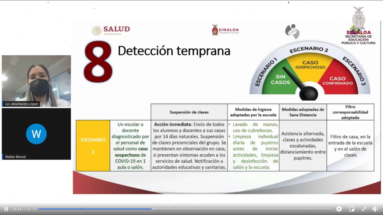 $!SEPyC alista protocolos sanitarios para el regreso a las aulas en Sinaloa