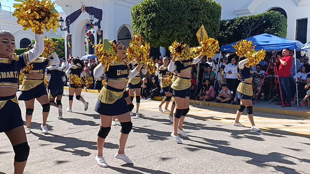 $!Realizan desfile de la Revolución Mexicana en Escuinapa con cuatro horas de duración