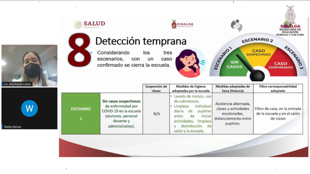 $!SEPyC alista protocolos sanitarios para el regreso a las aulas en Sinaloa