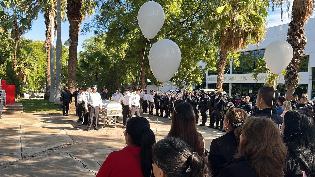 $!Realiza Seguridad Pública de Culiacán homenaje a policía caído; tenía 25 años de servicios