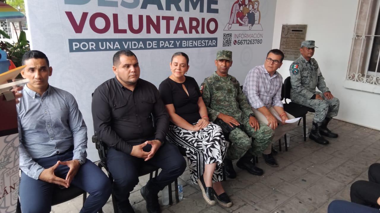 $!Arranca programa de Desarme Voluntario por una vida de paz y bienestar en Mazatlán