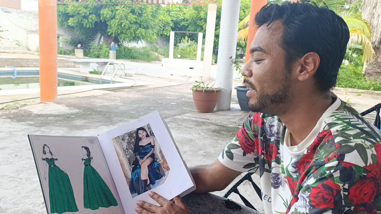 $!Gilberto Rafael, un diseñador de moda que crece inspirado en el arte del mar y en Escuinapa