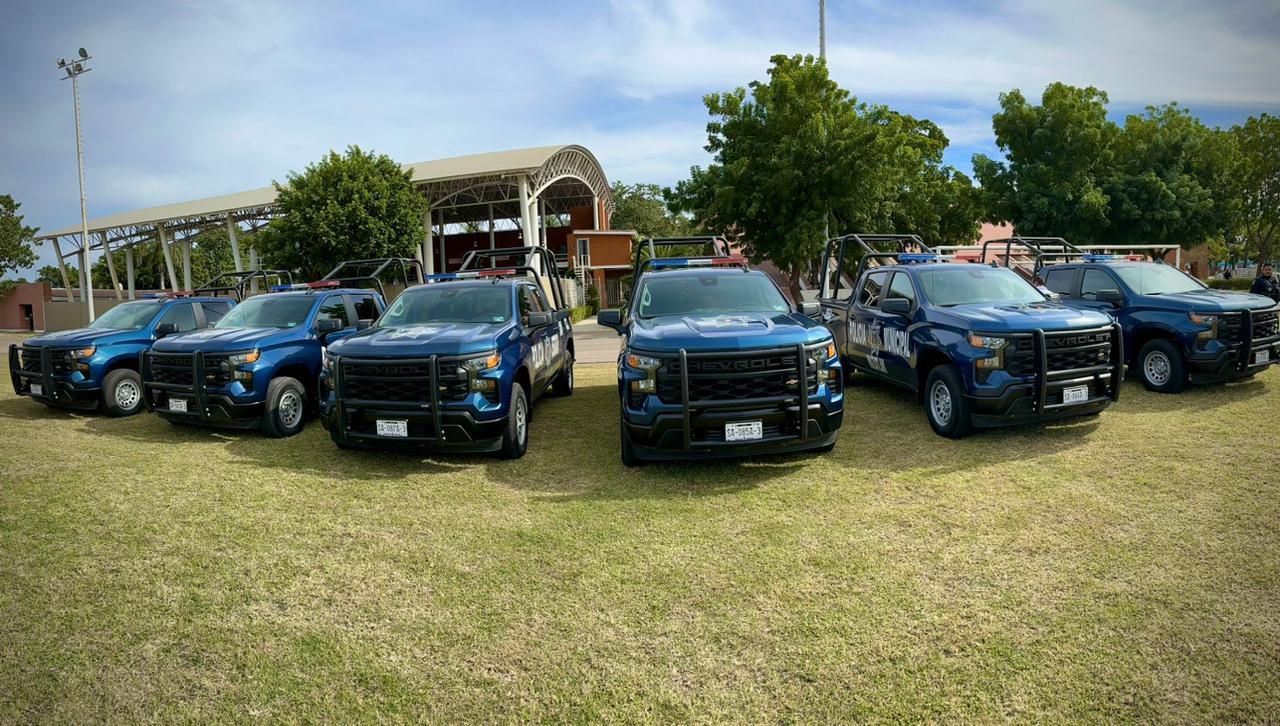 $!Recibe Mazatlán 6 patrullas equipadas del Secretariado Ejecutivo de Seguridad Pública