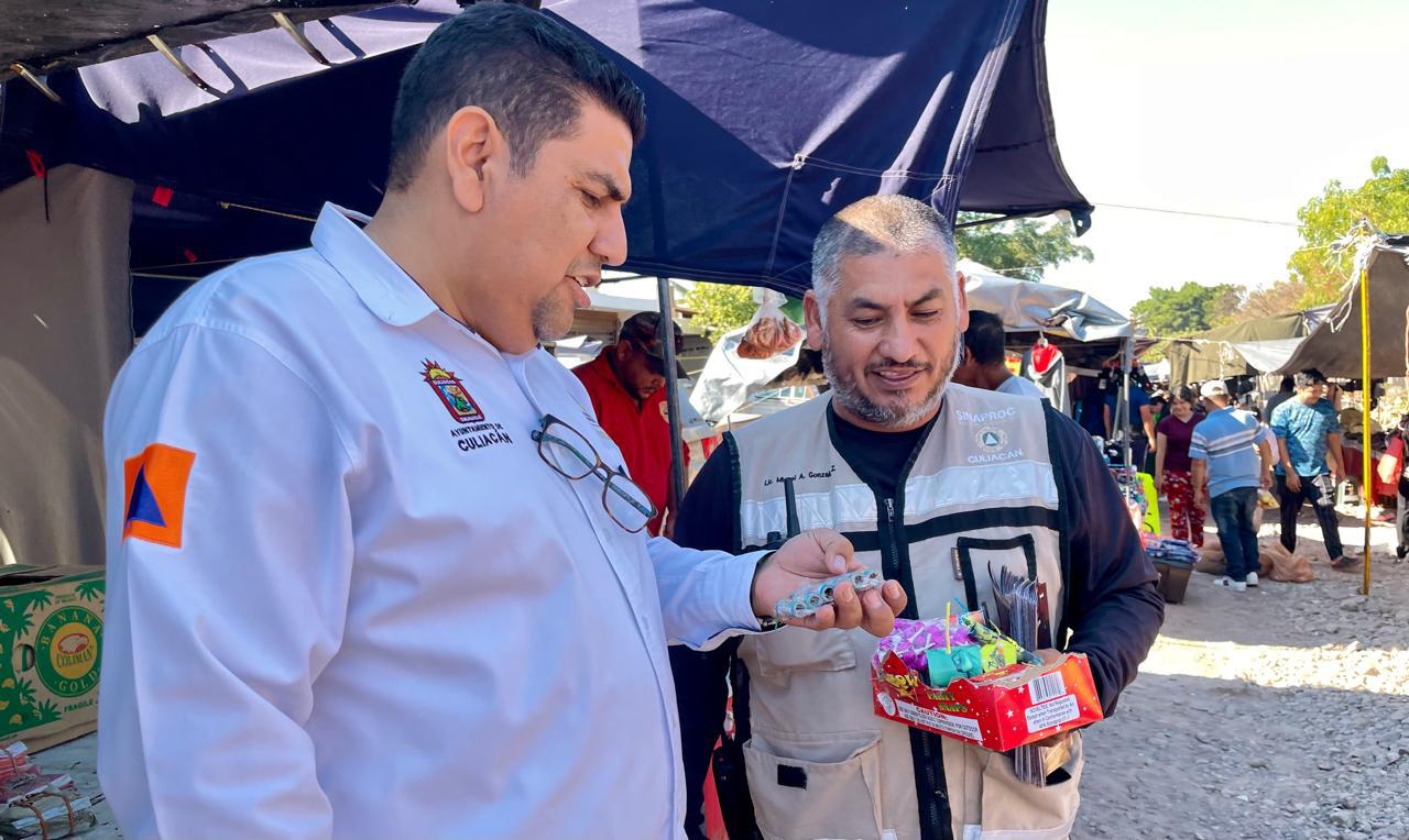 $!Protección Civil intensifica operativo antipirotecnia durante Navidad, en Culiacán