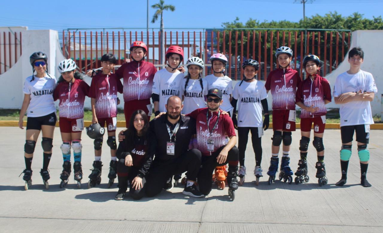 $!Domina Mazatlán medallero del patinaje de velocidad, en la etapa estatal de Juegos Conade