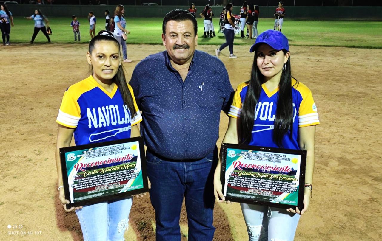 $!Inauguran en Navolato Liga de Softbol Femenil