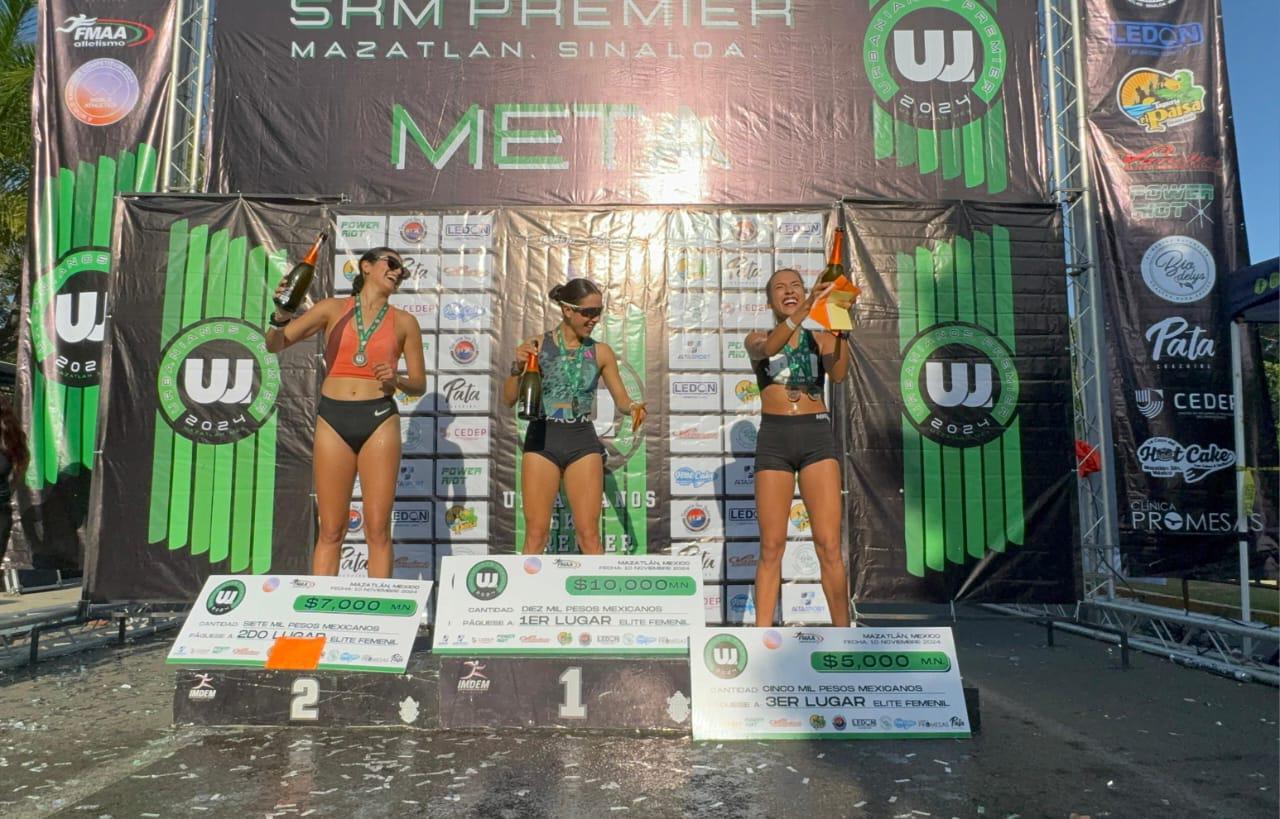 $!Conquistan Aragetze Nava y Diego García la 5KM Premier Mazatlán