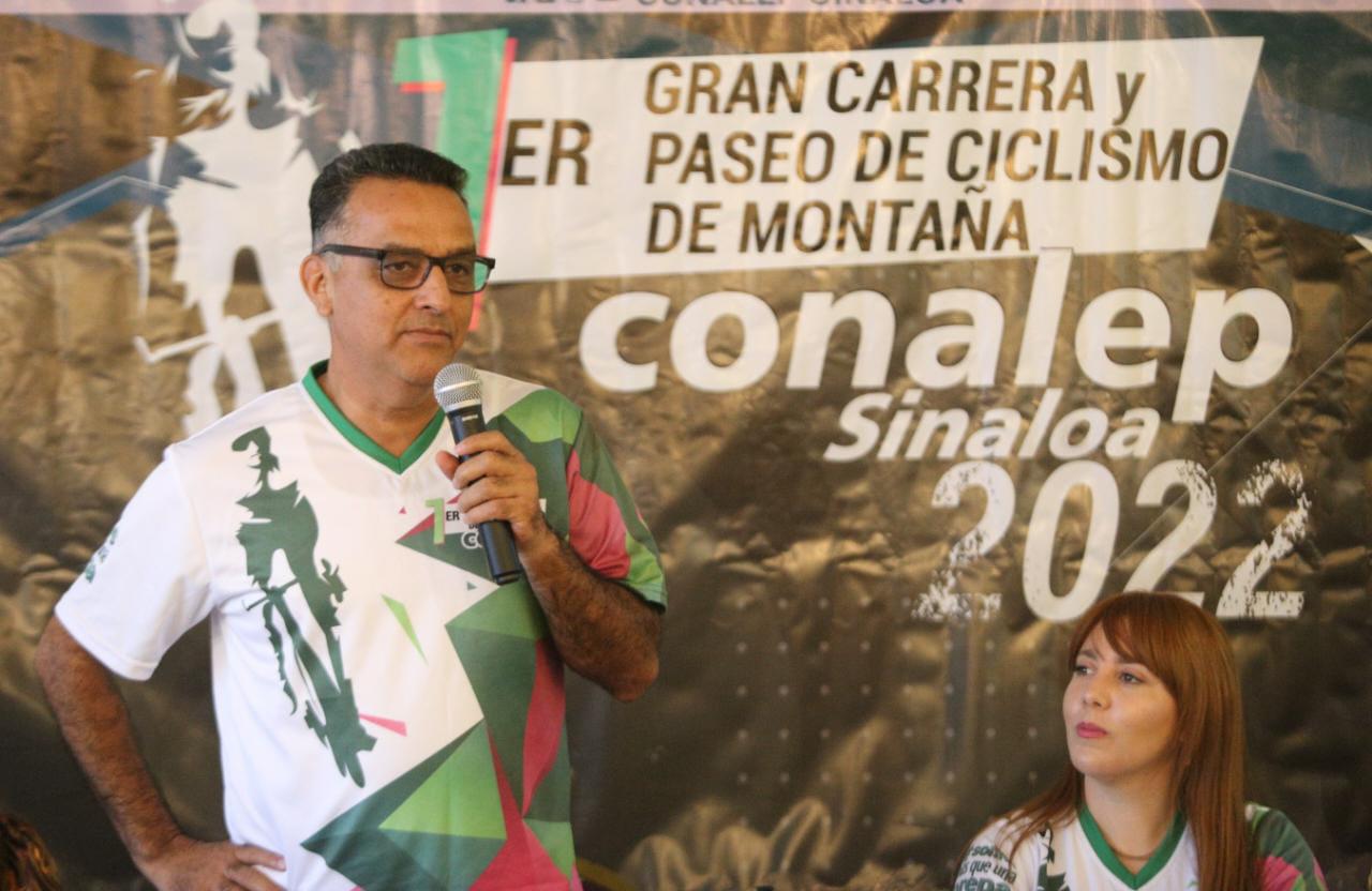 $!Invita Conalep a carrera de ciclismo de montaña con causa