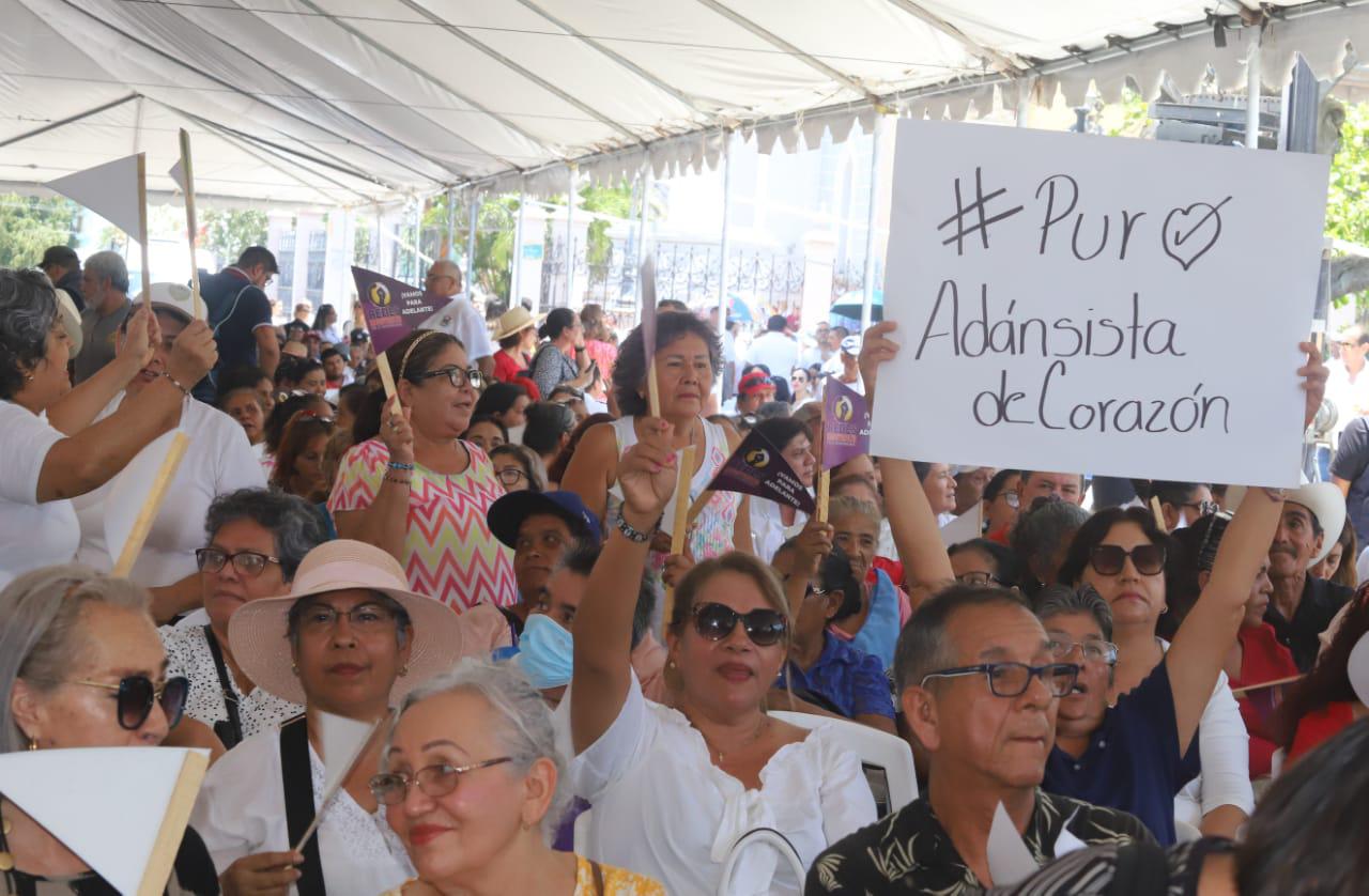 $!Adán Augusto asegura en Mazatlán que la oposición quiere terminar con programas sociales