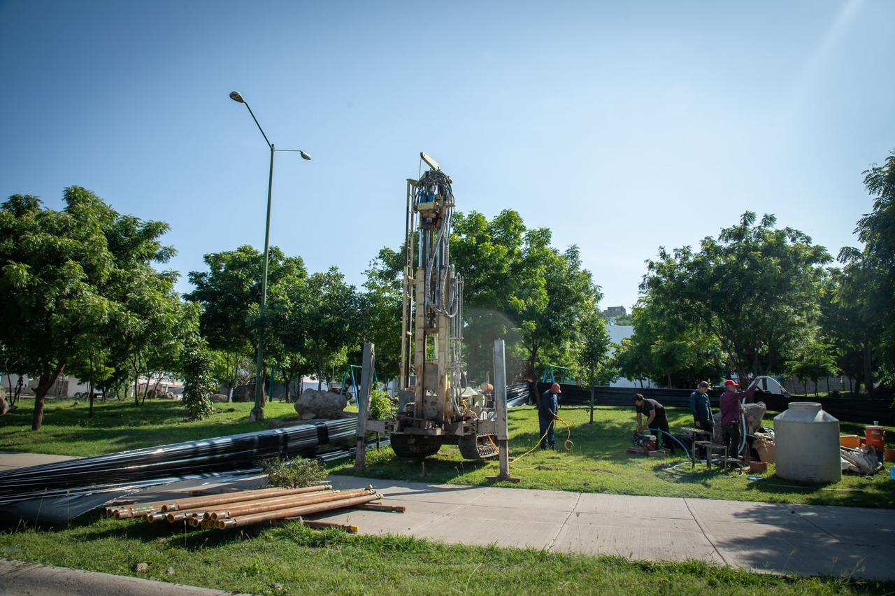 $!Halla Japac fuente de agua para construir un pozo en Alturas del Sur, en Culiacán