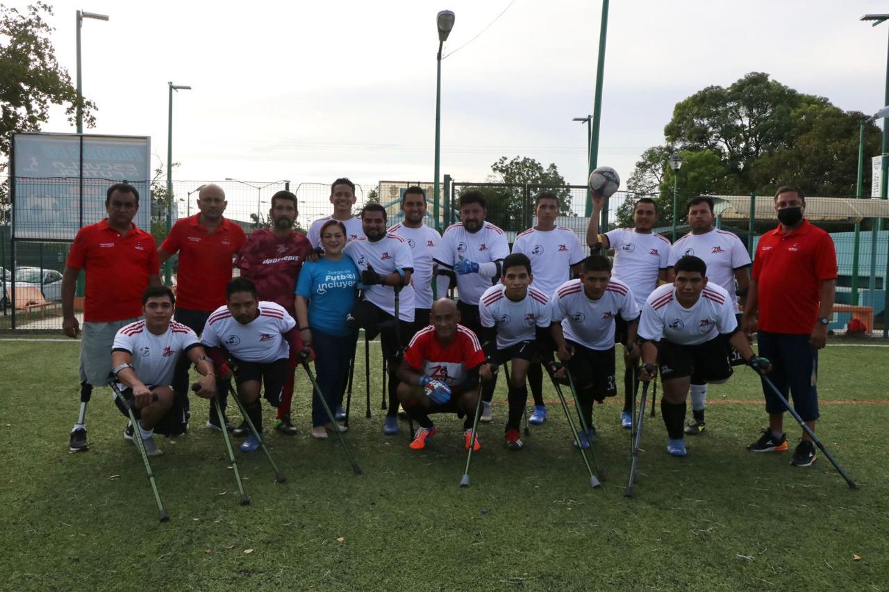 $!Zorros de Sinaloa y Selección Mixta de DIF Mazatlán disputan partido de futbol amistoso