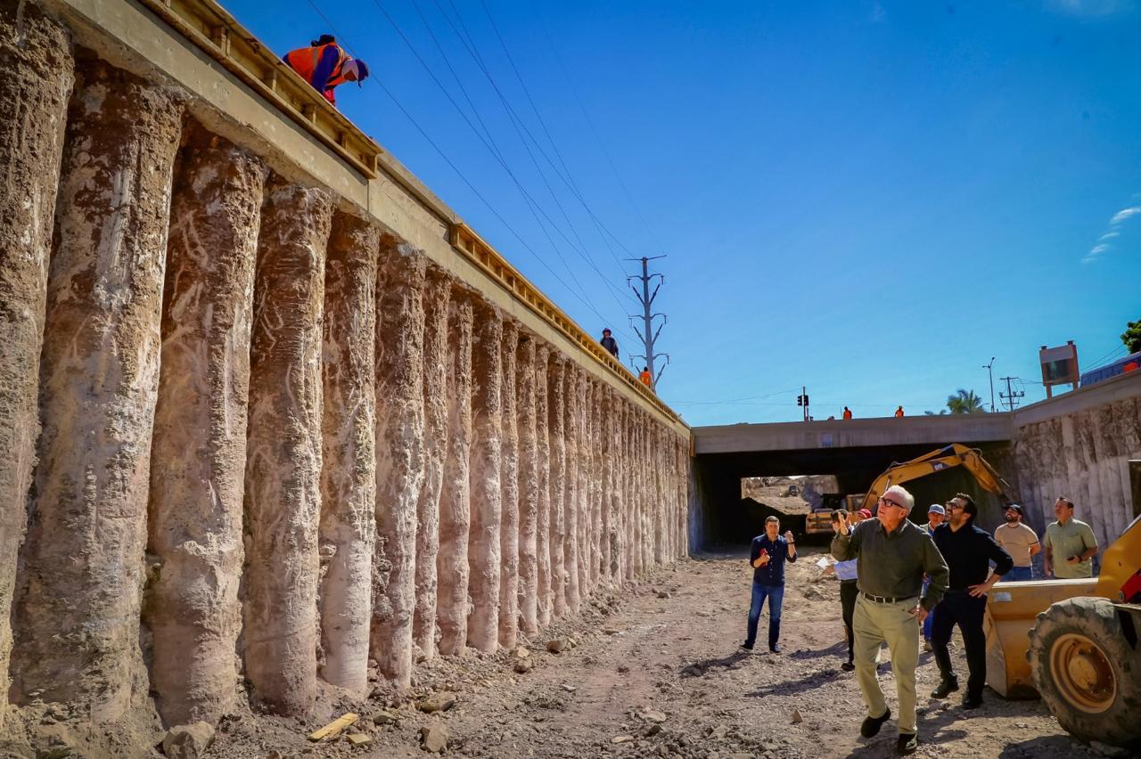 $!Supervisa Rocha Moya obras viales en Culiacán