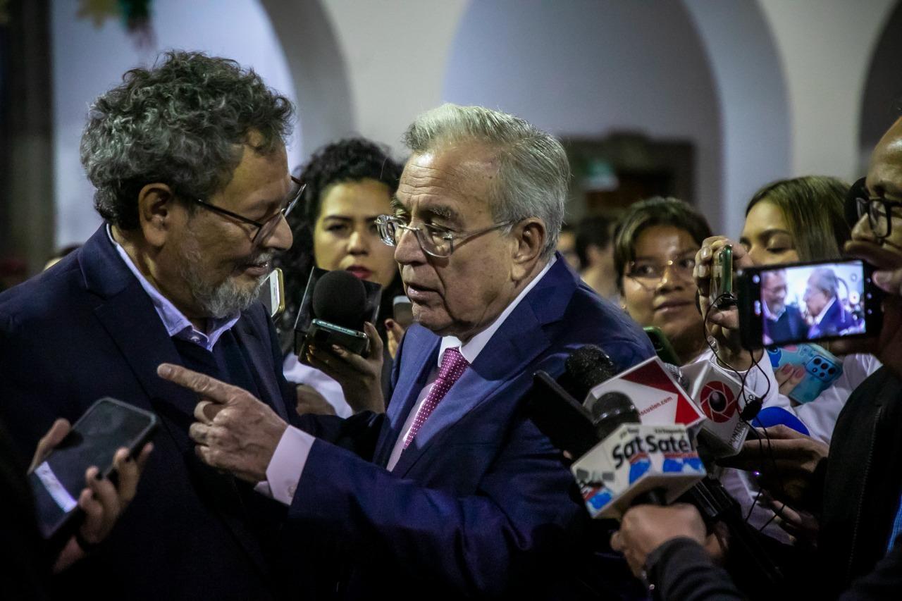 $!La lectura de libros es un acto liberador, dice Rocha Moya al clausurar la FIL Culiacán