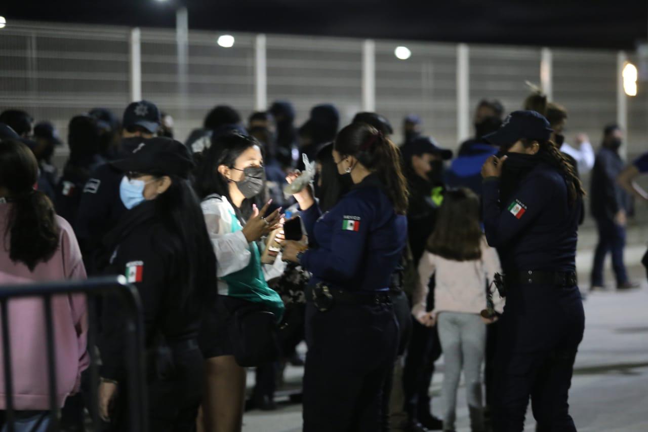 $!Aumenta seguridad en el estadio de futbol Kraken, en Mazatlán