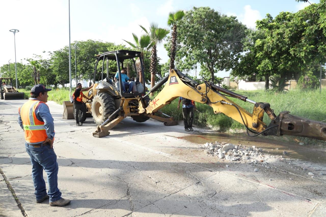 $!Invierten $9 millones en rehabilitación del Colector Cerritos en Mazatlán