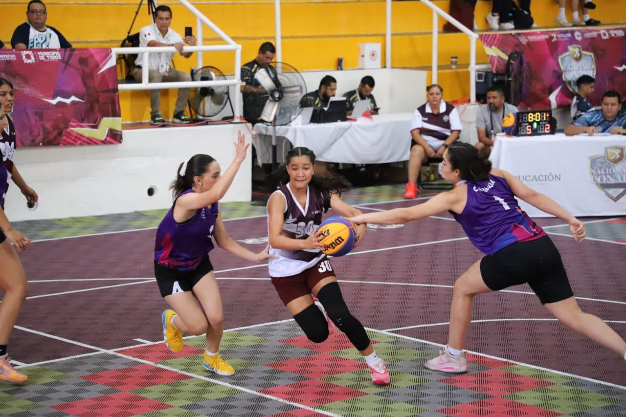 $!Mal día para Sinaloa en basquetbol 3X3 de los Nacionales Conade