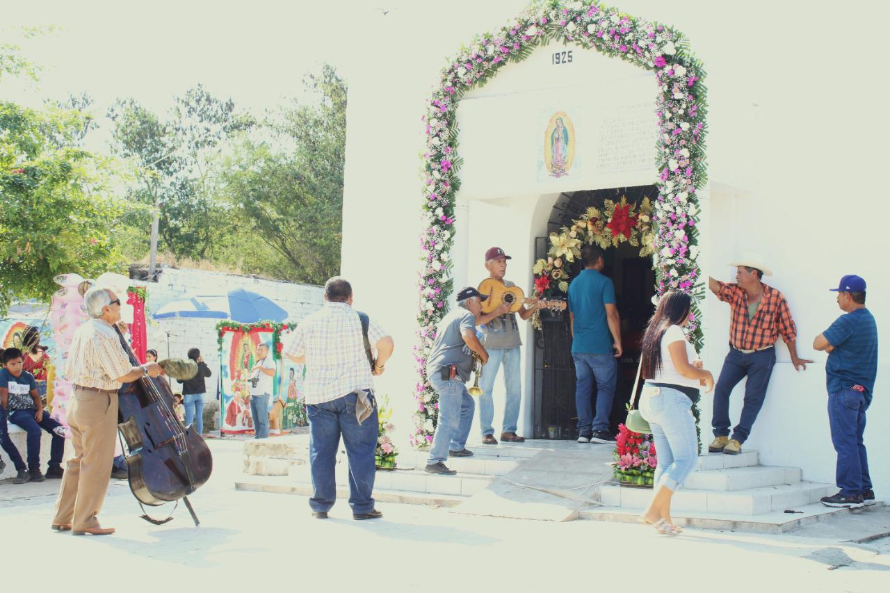 $!Celebran a la Guadalupana en Escuinapa