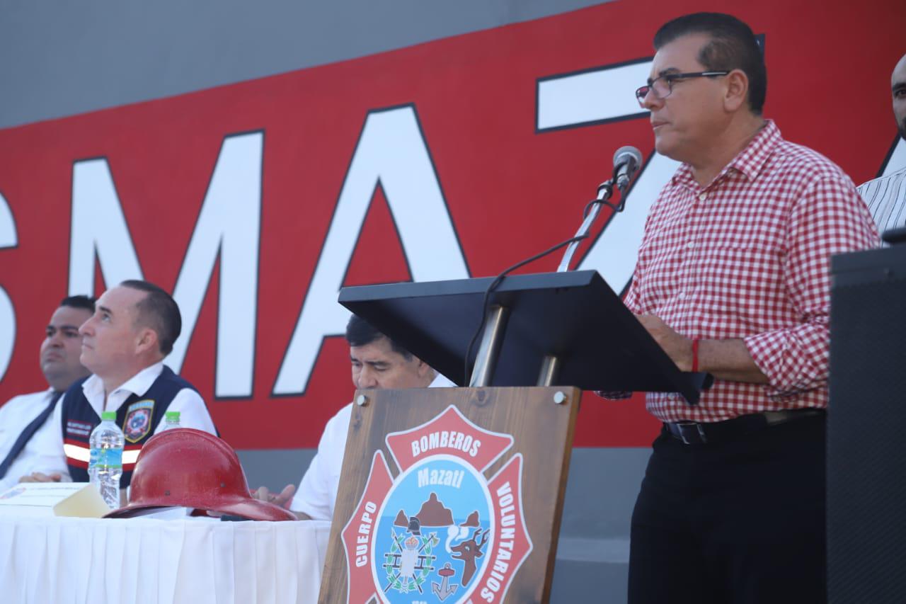 $!Inauguran nueva Estación de Bomberos en Mazatlán