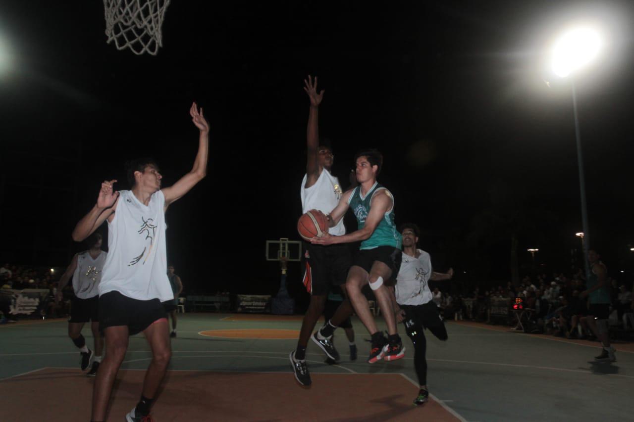 $!Anuncian Liga de Baloncesto en cancha La Marina